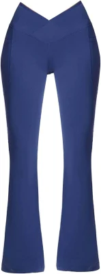 Pantaloni da yoga Crossover Buttery Soft Bootcut Leggings Pantaloni elasticizzati a 4 vie con controllo della pancia a vita alta