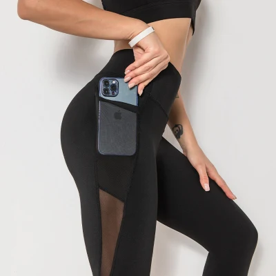 Collant a compressione Pantaloni per sollevare i glutei a vita alta Abbigliamento sportivo da palestra Leggings push up per donne Pantaloni da yoga scrunch sulla schiena durevoli e comodi